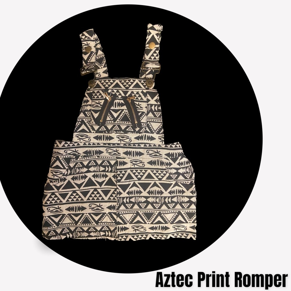Aztec Print romper - Picture 2 of 5